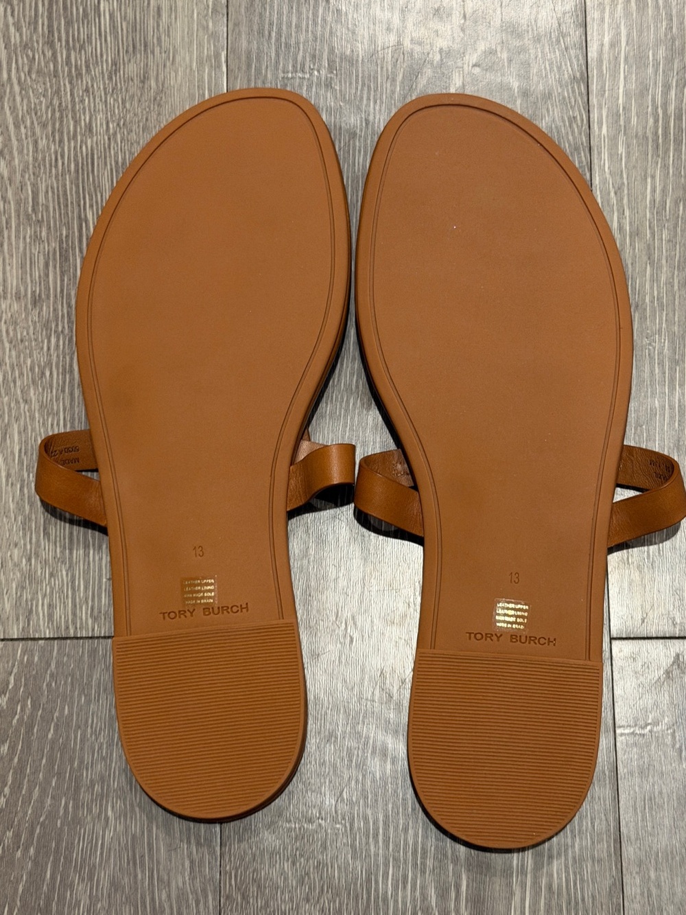NWOT Tory Burch Miller Soft Logo Sandals Size 13 - Picture 2 of 4